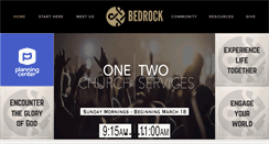 Desktop Screenshot of bedrockchurch.com